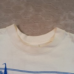 VTG Hawaii Travel Sailing Shirt 80s USA Made Stedman Tag Sz Md Storage Spots