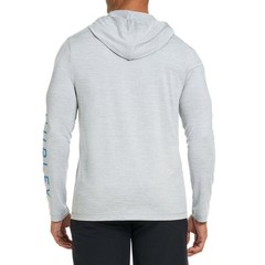 Hurley Men’s Sunny Side Hybrid Stretch Hooded UV T-Shirt Size XXL Light Grey