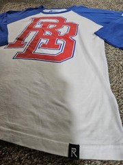 Routine Baseball RB 3/4 Sleeve T-Shirt Blue Mens Large