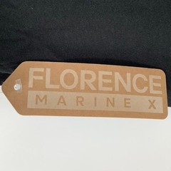 Florence Marine Size Medium Catamaran Organic T-Shirt Black Organic Tee M15-4
