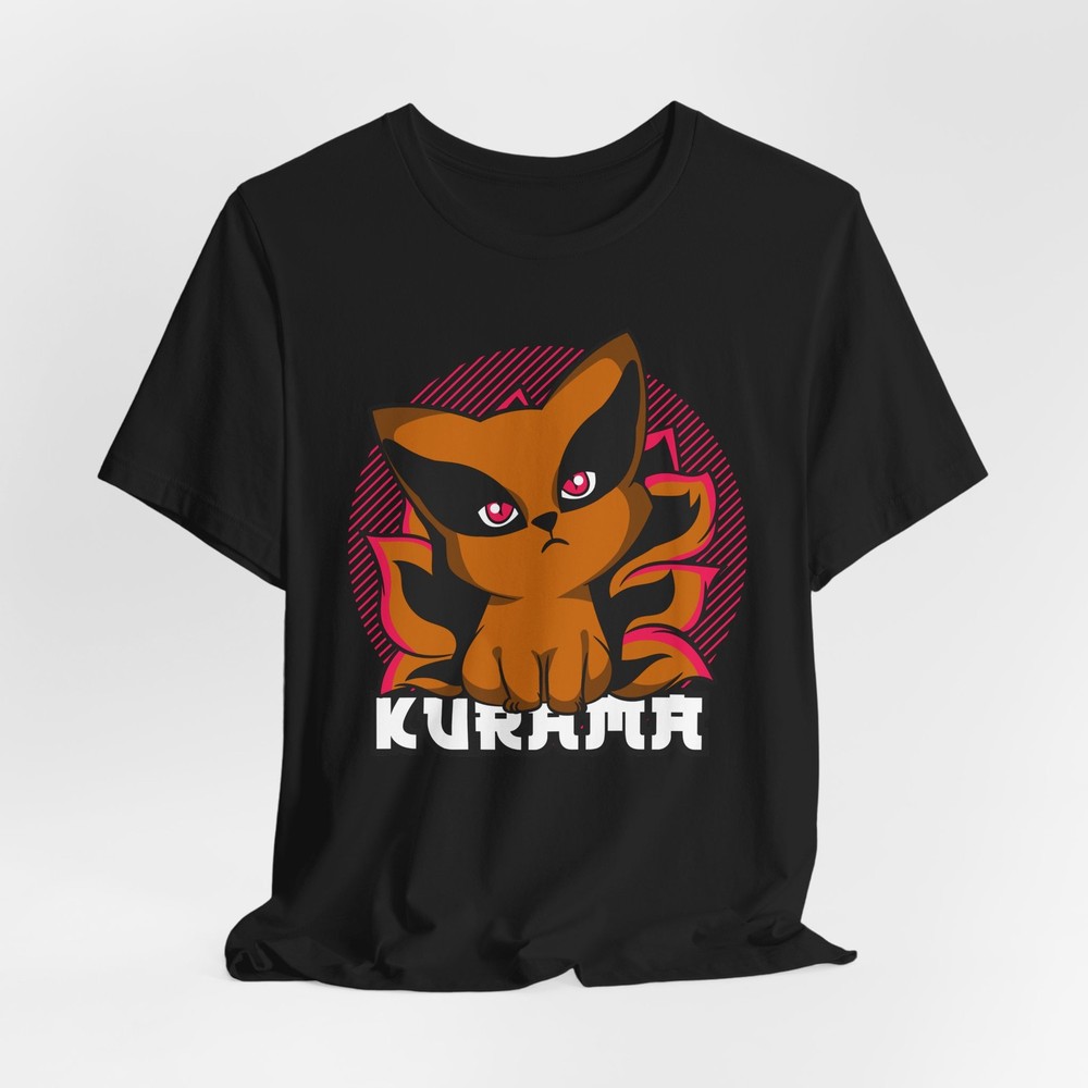 Kurama Anime Graphic Tee, Unisex Shirt, Short Sleeve Top, Japanese Manga Gift,