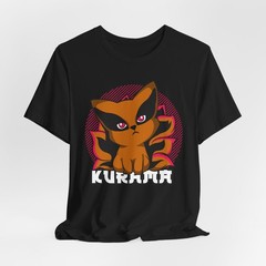Kurama Anime Graphic Tee, Unisex Shirt, Short Sleeve Top, Japanese Manga Gift,