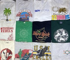 Vintage Graphic shirts Promo Funny Cartoons Sport Destinations Lot Of 20 Mix Szs
