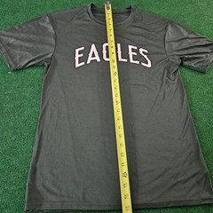 Badger Sport Eagles Short Sleeve T Shirt Green Adult Small Athletic Performance