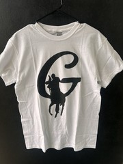 Gildan White /black Tee Shirt Men’s Size Medium #248