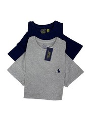 Polo Ralph Lauren Men’s Custom Slim Fit Crewneck T-Shirt Navy , Gray -S, -XXL