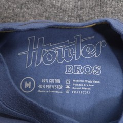 Howler Bros Prickly Pear Pocket T Shirt Mens M Blue Heed The Call Austin Texas