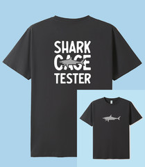 UNISEX MEN WOMENS TEE TSHIRT SHARK CAGE TESTER DIVING SWIMMING DIVE REEF FISH