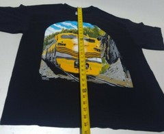 Vtg Train T Shirt. Rio Grande 5711. Daylight Sales.