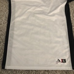 Augusta Sportswear Half-Elastic Cuff Slant Football Jersey Size Large V Neck