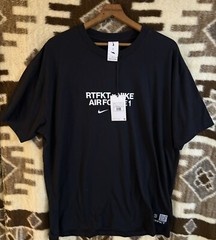 RTFKT x Nike Air Force 1 Black T-Shirt Size L/XL With Tag As Pictured