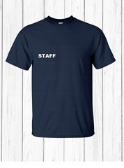 Staff T-Shirt Event Staff Uniform Employee Party Security Tee Shirt
