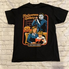 Lot Of 3 Horror T Shirt Size Med Steven Rhodes & Halloween Hobo Scary Santa