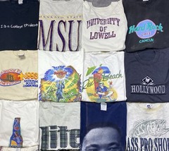 Vintage Graphic shirts Promo Funny Cartoons Sport Destinations Lot Of 20 Mix Szs