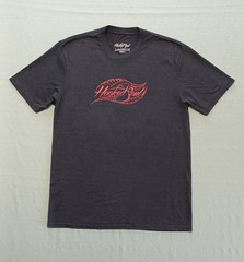 Hooked Soul Fishing Brand T-Shirt Dark Gray Hammerhead Shark Graphic Size Small
