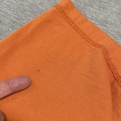 Vintage JNCO Jeans Shirt Pocket T Adult One Size Orange USA Made Mens XL 90s Y2K