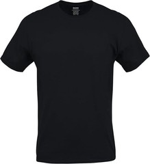 6 Pcs 100% Cotton Men’s Crew T-Shirts Short Sleeve Athletic Style G1100(Size L)
