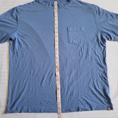 Peter Millar Seaside Summer Soft Pocket Tshirt Mens XL Blue Modal Cotton Coastal