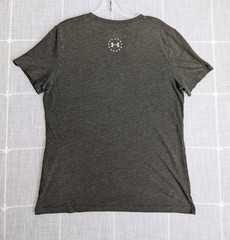 Under Armour Freedom Wounded Warrior Project Shirt Mens Small Gray Spots Rread*