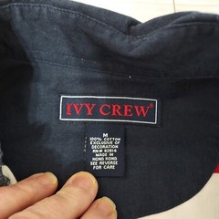 Ivy Crew Med Short Sleeve Men Dress Shirt 100% Cotton American Flag 4th July