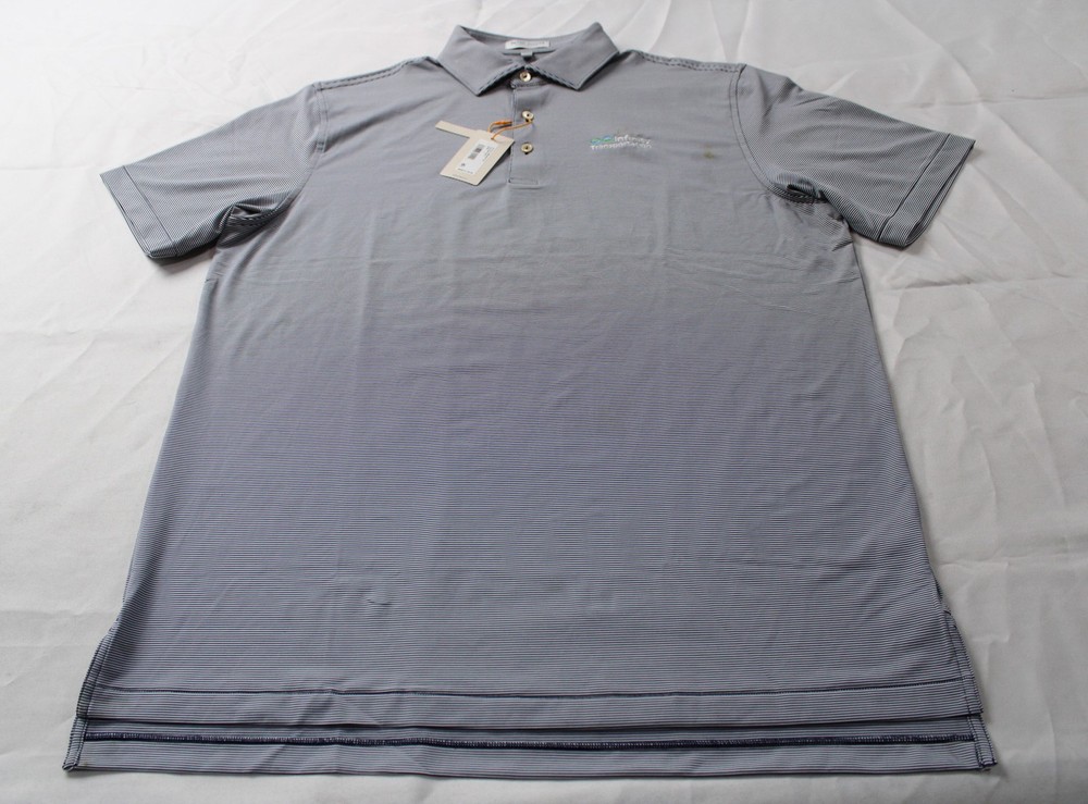 Peter Millar Men’s Crown Sport Jubilee Classic Fit Polo Shirt AP2 Navy Large
