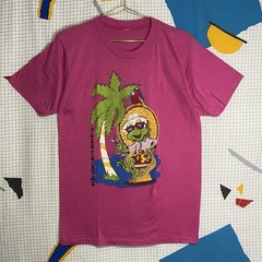 Vintage 70s Puerto Rico Frog Tshirt Medium Beach Retro Palm Trees Single Stitch