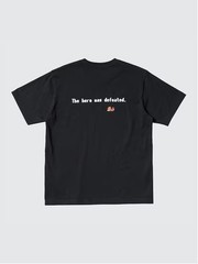 Uniqlo UT FINAL FANTASY Graphic T Shirt Size L Black Square Enix Video Game