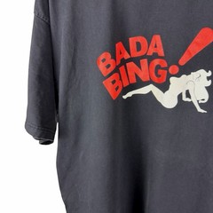 Vintage Y2K Bada Bing The Sopranos TV Show Promo Graphic Shirt Size 2XL