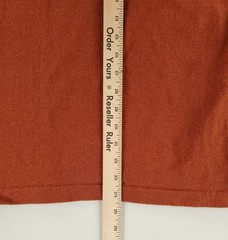 Non Stock Knitting Mills T Shirt Brown Short Sleeve Mens L