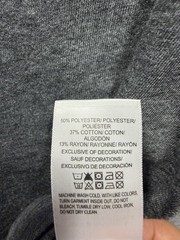 Lucky Brand Men’s T shirt Small Black Logo Cotton polyester rayon new with tag