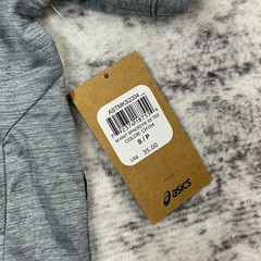 NWT ASICS Men’s Knit Spacedye SS Tee Small Gray Running Athletic MSRP $35