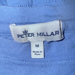 Peter Millar Men’s Blue Crew Neck Pocket T-Shirt Short Sleeve Cotton Modal M