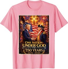 250 Years America Anniversary 250th Trump Washington T-Shirt
