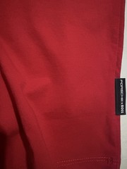 BOSS Men’s Red Crew Neck Short Sleeve Logo T-Shirt, Regular Fit Size M