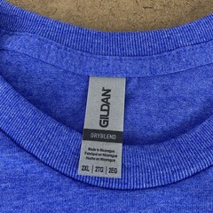 Gildan Men’s Size 2XL Blue DryBlend Short Sleeve T-Shirt New