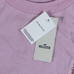 HOLLISTER Men’s Shirt ‘LOVE’ in Pastel Pink Size Medium