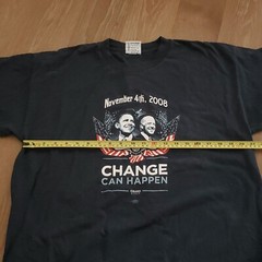 Barack Obama Joe Biden 2008 Change Can Happen T Shirt USA President Size XL