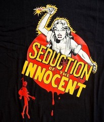 Vintage 90’s Graphitti Designs, Seduction of the Innocent T shirt, NOS Sealed