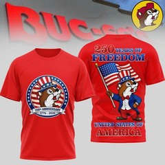 Buc-ee’s 250 Years of Freedom Shirt 1776-2026 America 250th Anniversary Tee