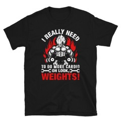 Oh Look Weights! Bodybuilding Gym Fitness Muscle T-Shirt
