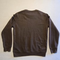 US Polo Assn Luxury Feel Sweatshirt Men M Brown Crew Neck Fleece Pullover Cotton