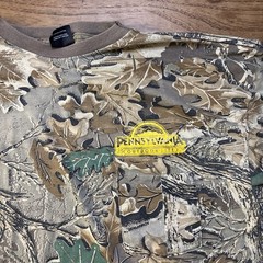 Vintage Ace Sportswear PA Outdoor Camo Single Stitch Shirt Men’s XL Made In USA