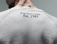 Men’s Bodybuilder T-Shirt by XXXL Inc., featuring a waffle-textured fabric XL