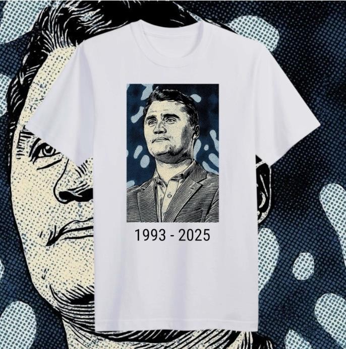 Charlie Kirk Memorial T Shirt Rest In Peace RIP Conservative Tee Tribute MAGA