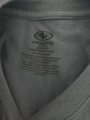 ATHLETIC WORKS DRIWORKS Blue Short Sleeve Crew Neck Pocket T-Shirt Sz S*