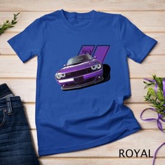 Plum Crazy Modern Muscle car american V8 engine car design Unisex T-shirt