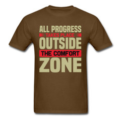 Motivation shirt All Progress takes place motivational T-Shirt size S-6XL