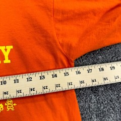 Vtg Tommy Boy Fruit of the Loom Shirt Mens Small Orange Short Sleeve Graphic