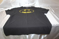 Classic Novelty Graphic T-Shirt Batman Screen Print Front Black Size XXL