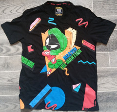 Marvin The Martian Looney Tunes X deKryptic Mens Medium Black T Shirt